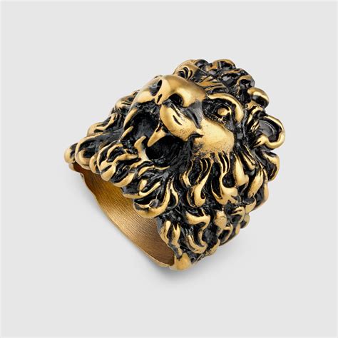 gucci lion ring dupe|gucci lion ring men.